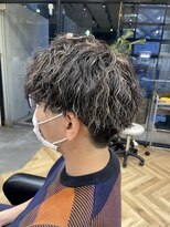 リットジェンツ 千葉(Lit Gents)&nbsp;カット&ツイストスパイラルパーマ×ハイライト