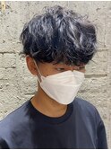 ツイストスパイラルパーママッシュメンズパーマ波巻きパーマ