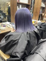 ラフ(LAFF)&nbsp;#バレイヤージュ#グレージュカラー#ボブウルフ#ココアベージュ