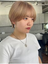 ソイデュエ 梅田(soi due)&nbsp;ハイトーンショート/ミルクティーベージュ