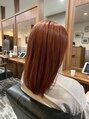 ビーチ ヘア メイク 綱島店(BEACH hair make)&nbsp;ケアブリーチでオレンジカラー