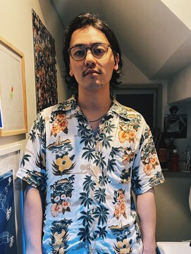 サル 代官山(SAL) 【SAL】耳掛け外ハネパーマ＊菅原誠＊