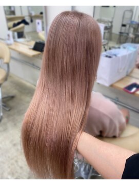 ファンド 千葉(fand) ピンクベージュ/韓国ヘア/ケアブリーチ/千葉/MANAMI