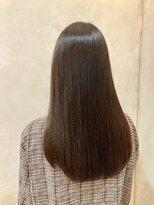 ロイ 南青山 表参道(ROI) 20代30代40代ストレートアッシュベージュ髪質改善艶感カラー