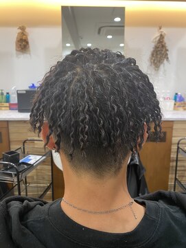 スウェル 船橋店(Swell) MEN'S/マッシュパーマ/ウルフ/アッシュブラック/カルマパーマ3