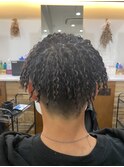 MEN'S/マッシュパーマ/ウルフ/アッシュブラック/カルマパーマ3