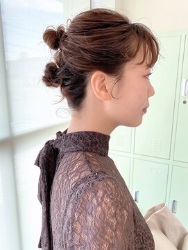 タンデム(tandem) お団子アレンジ