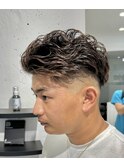 パーマ×フェード