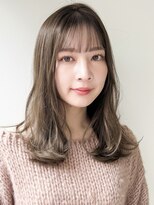小顔カットサイドバングエアリーカールボブウルフ大人可愛い