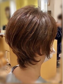 こはな美容室の写真/髪質・クセ・頭の形を活かした再現性の高いカットが魅力！忙しい朝も、乾かすだけでまとまる時短ヘアに☆