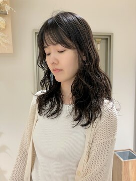 クーナバイトマト 横浜(Cuna by TOMTO) 【YUYA】ミディアムパーマ_レイヤーパーマ_大人パーマ