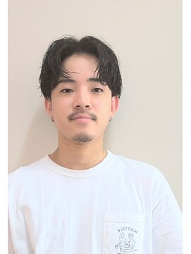 トレイス(trace) センターパート  メンズ  ニュアンスパーマ  韓国  2階