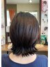 【頭皮、髪に優しいカラー】カット＋ノンジアミン全体カラー