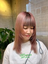 スタイル スマート サロン(STYLE smart salon)&nbsp;【kanae/藤沢】レイヤーカット/前髪インナー/ピンクベージュ