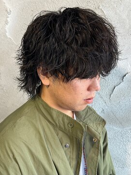 ニアウ 高崎店(Niau) 波巻きスパイラルパーマメンズパーマメンズウルフ群馬高崎メンズ