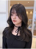 韓国スタイル/大人ダークグレーカラー