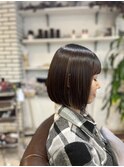 ギリ結べる×まとまるナチュラルボブ