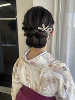 キジ(kiji)&nbsp;ceremony hair #久屋大通#丸の内#栄#ヘアセット#卒業式セット