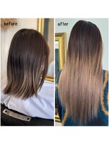 エクステンション キュー(extension Q)&nbsp;プルエクステ/ダイヤモンド毛質52cm(胸下)