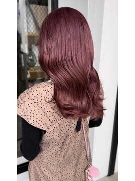 ナンバー(number+) 透明感艶感抜群♪20代30代ダブルカラーブリーチラベンダーピンク