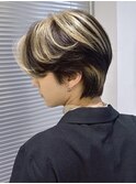 【永田】メンズショート×メンズデザインカラーブロックカラー