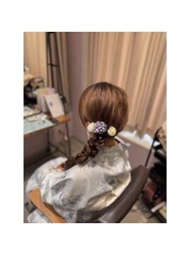 グランミーツ(Grand meets) 編みおろしヘア♪