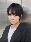 おしゃれに大人女性に大人気の似合わせ丸みショート