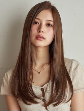 髪質改善/酸性ストレート/艶髪/ブランジュカラー