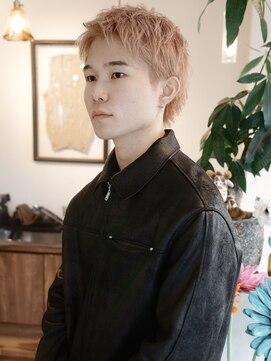 ウィム(wim) 『ハイトーンスパイキーショート』メンズヘア/メンズハイトーン