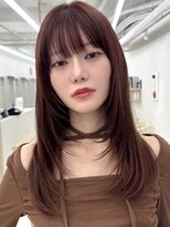 エジョン 三鷹店(Aejon)&nbsp;三鷹レイヤーカット韓国ダブルカラー顔周り前髪カットボブ