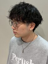 オレンジペコ(orange peco)&nbsp;ツイストスパイラルパーマ ツーブロック 刈り上げ メンズパーマ