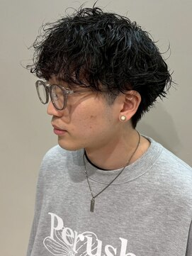 オレンジペコ(orange peco) ツイストスパイラルパーマ ツーブロック 20代 刈り上げ