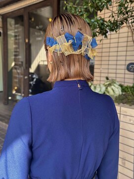 サロン シー(salon sea) salon seaとわ　ボブお呼ばれヘアセット