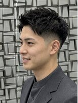 ウィーニード 名古屋(WENEED) 【佐久間】韓国風ナチュラルフェード。ビジネススタイル