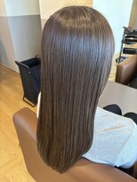 ロッカ(ROCCA)&nbsp;ブリーチなしショコラオリーブブラウン×赤み消し×艶ストレート