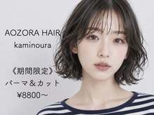 アオゾラヘアーカミノウラ(AOZORA HAIR kaminoura)