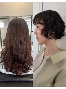 ファイブ ノーヴル カラット(5 Noble ct.)の写真/理想の『似合わせ』は、曲線がつくる。あなたの骨格を美しく魅せる、オーダーメイド・パーマ。