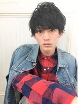 ナチュラル×ミディアムパーマ