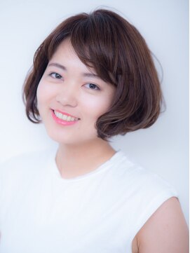 バレット(BALETT) ふんわりボリューム感プラス！大人のキュートボブ☆【白髪染め】