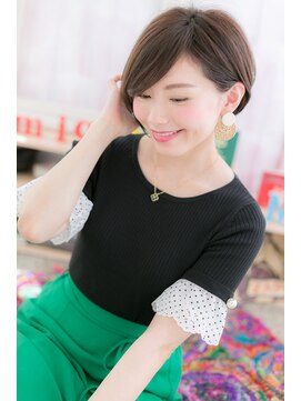ミック ヘアアンドビューティー 大山店(miq  Hair&Beauty) ふんわり大人前下がりボブa