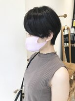 アテナ 六本松店(ATENA) 黒髪でも重たく見えないハンサムショート