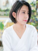 カバーヘア ブリス 戸田公園西口店(COVER HAIR bliss)&nbsp;★かきあげ前髪x艶カラー耳かけ濡れ髪グラボブ10代20代30代★7