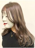 【coma中野】アッシュベージュカラー大人ロング