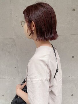 モリオ フロム ロンドン 大宮2号店(morio from London) 【なかじま ひびき】ワイドバング×外ハネボブ