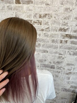 テーラ 八幡宿店(TELA) ○インナーカラー×カシスピンク○