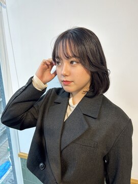 オットット(OttottO) 韓国風ボブ　暗髪 外苑前/青山/ヘッドスパ/パーマ/