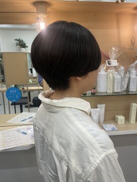 エヌ ドット ヘアープラス ミラクルヘアー(n. HAIR) マッシュショートボブ