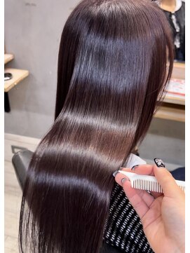 ヘアーアートシフォン 川口東口店(hair art chiffon) ピンクブラウン/美髪/エアリーロング