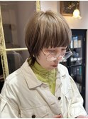 30代40代50代与野/マッシュウルフカット/アンブレラカラー