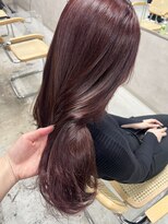 ネアー 新潟(NEER)&nbsp;ブリーチ無しカラー◯レッドブラウン◯カシスレッド